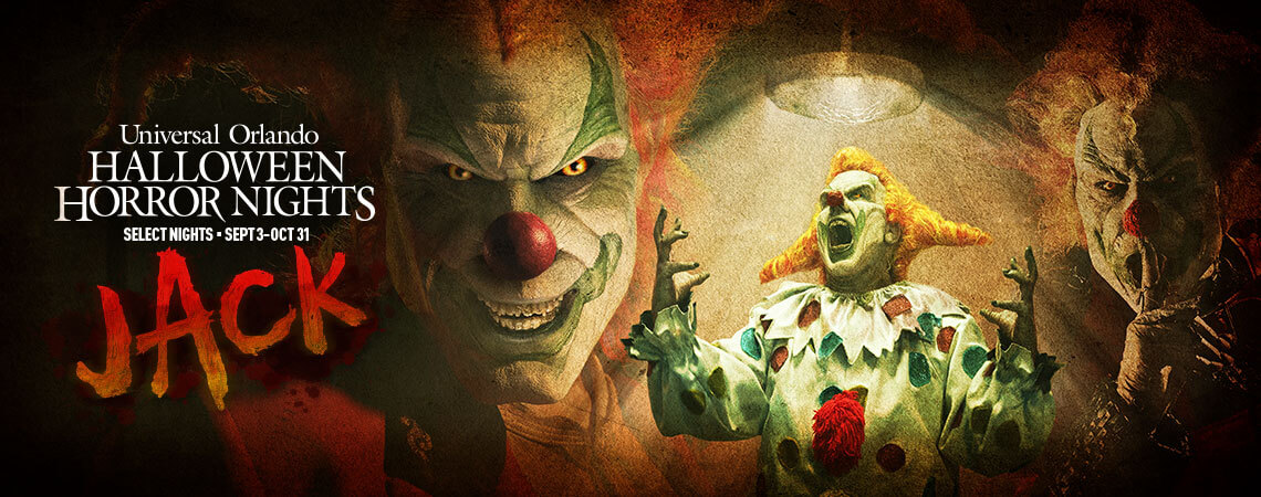 Universal Orlando Resort Reveals Infamous Return of Jack the Clown to Halloween Horror Nights 